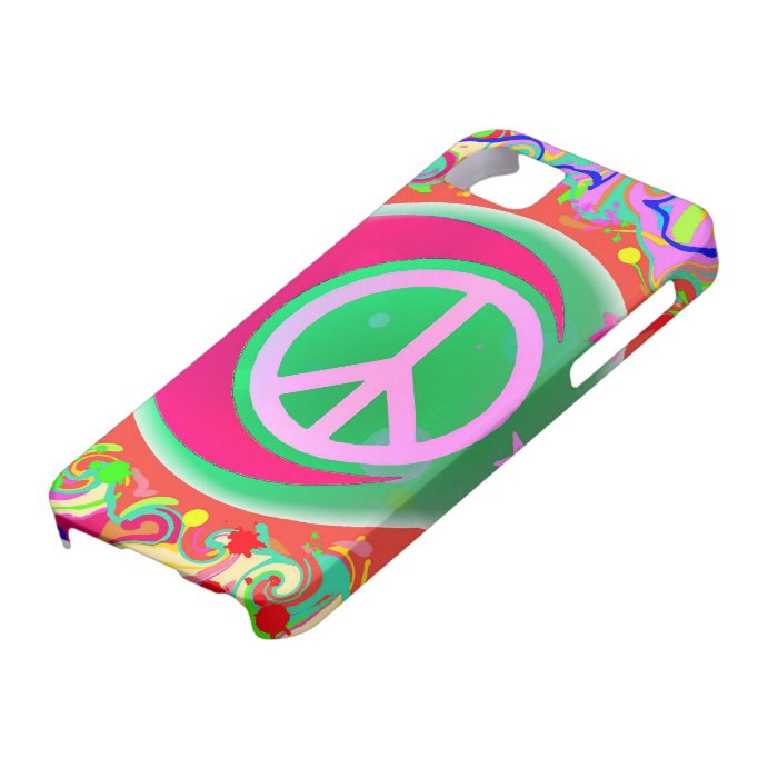 Peace Sign, Moon, Stars & Everything iPhone 5 Case