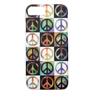Peace Sign Mosaic iPhone 8/7 Case
