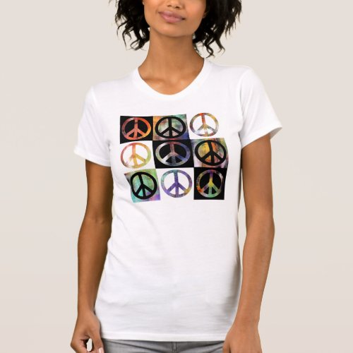 Peace Sign Mosaic T_Shirt