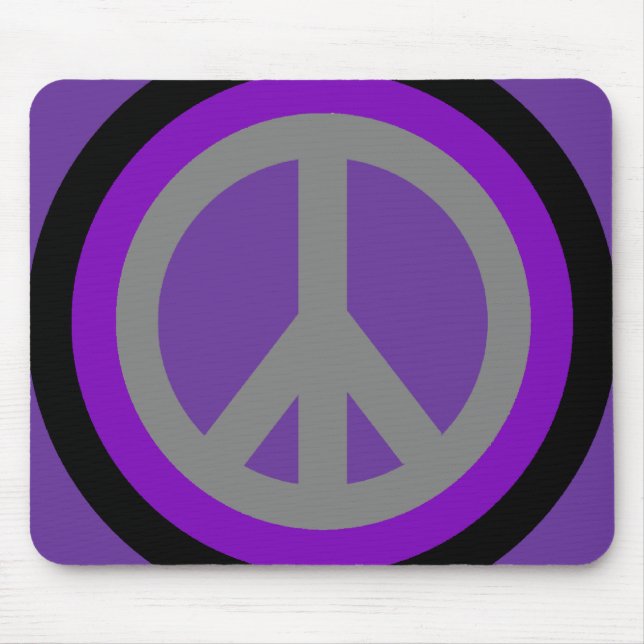 Peace Sign Mousepad (Front)