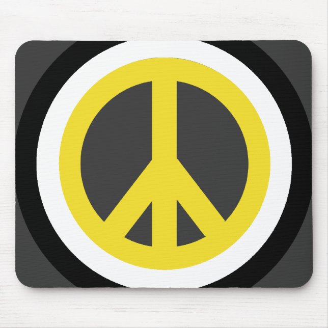 Peace Sign Mousepad (Front)