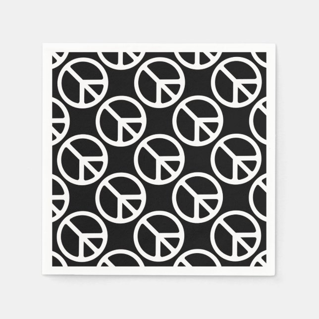 Peace Sign Napkins (Front)