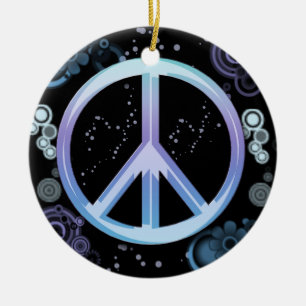 Peace Sign Ornament