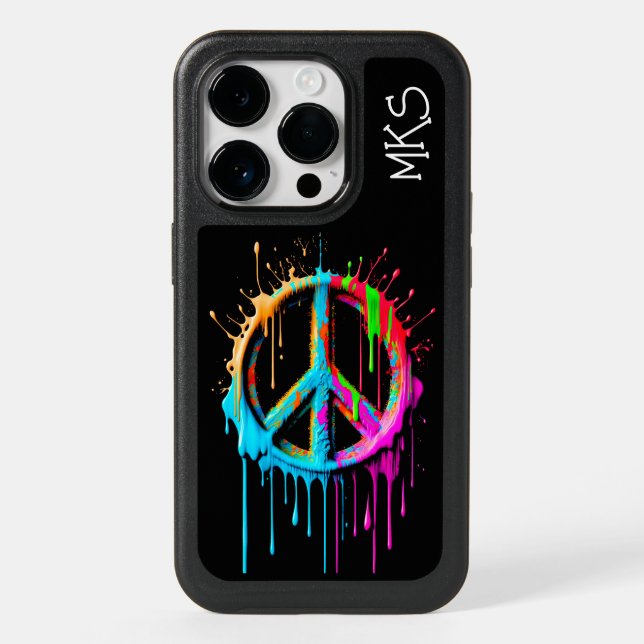 PEACE SIGN OtterBox iPhone Case (Back)