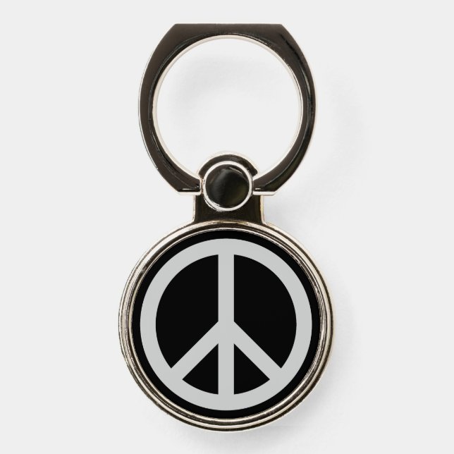 Peace Sign  Phone Ring Stand (Front)