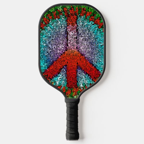 Peace Sign Pickleball Paddle