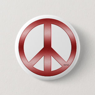 Peace Sign Pinback Button