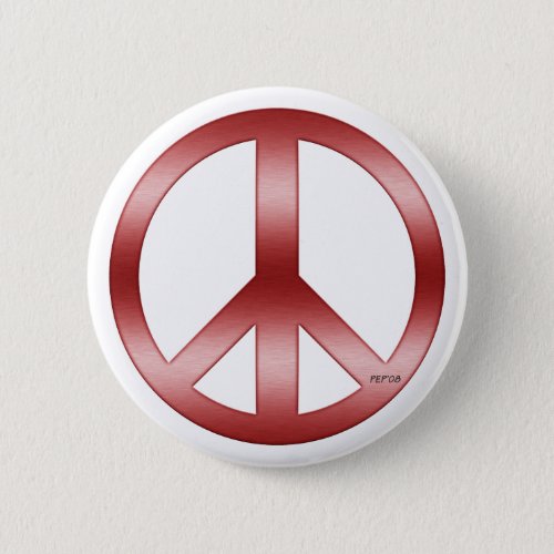 Peace Sign Pinback Button