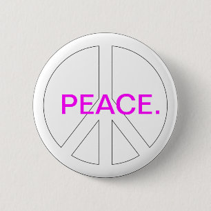 Peace Sign Pinback Button