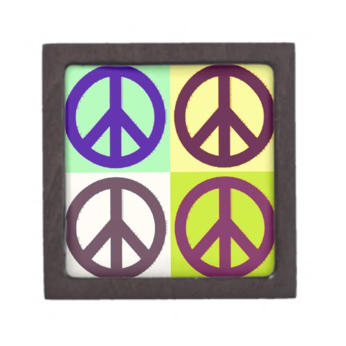 Peace Sign Pop Art Gift Box