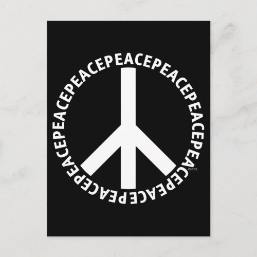 Peace Sign Postcard