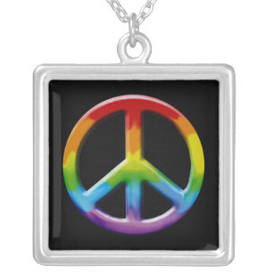 Peace Sign Retro Necklace
