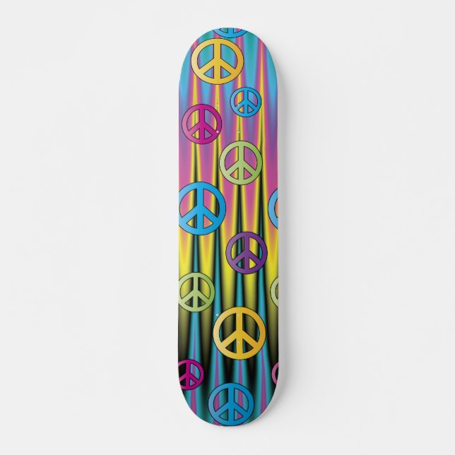Peace Sign Skateboard Deck (Front)