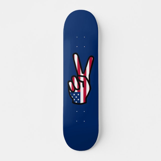 Peace Sign Skateboard Deck (Front)