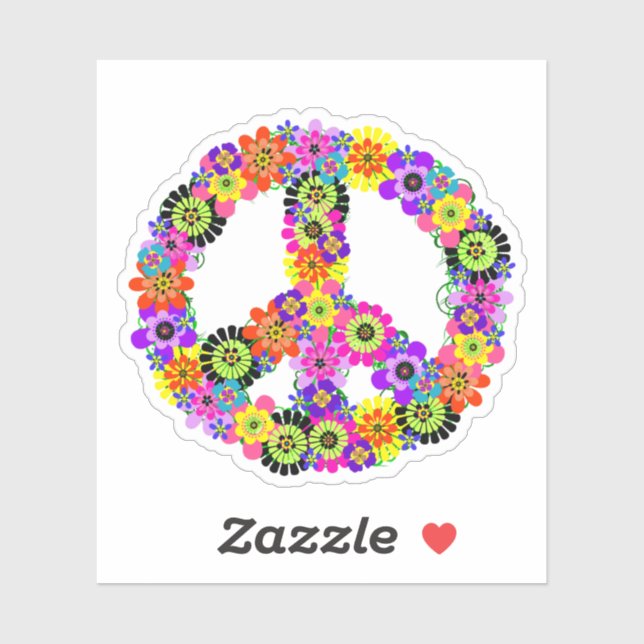 Peace Sign Sticker (Sheet)