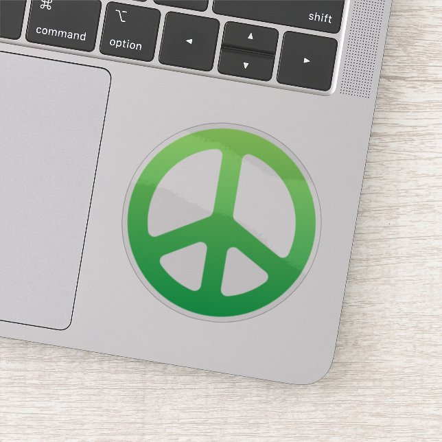 Peace Sign Sticker (Detail)