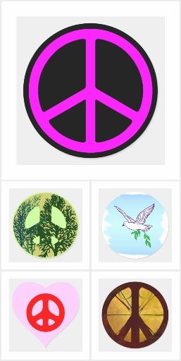 Peace Sign Stickers