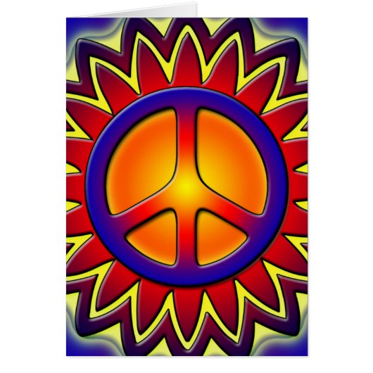 PEACE SIGN SUN CARDS (Front)