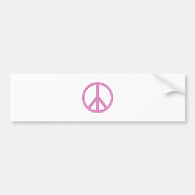 Peace Sign Symbol Bumper Sticker (Front)