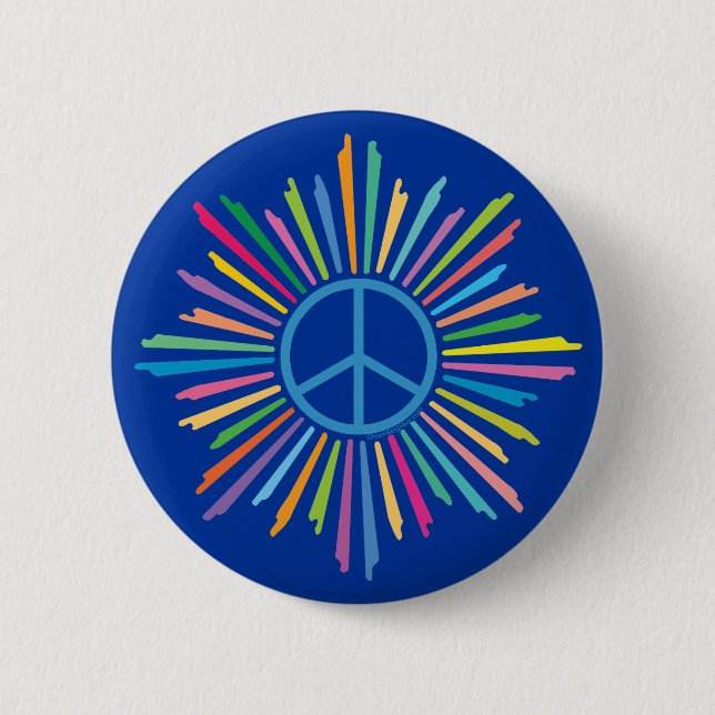 Peace Sign Symbol Pinback Button (Front)