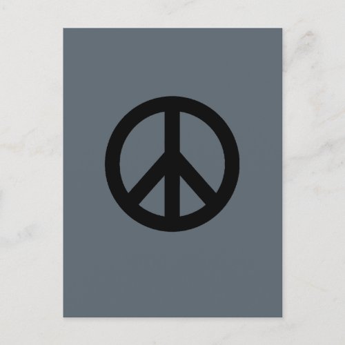 Peace Sign Symbol Postcard