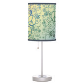 Peace Sign Symbol Rainbow Table Lamp (Right)