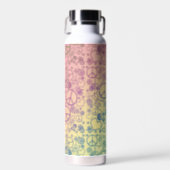Peace Sign Symbol Rainbow Water Bottle (Front)