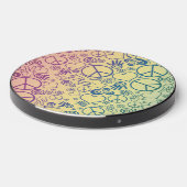 Peace Sign Symbol Rainbow Wireless Charger (Front 2)
