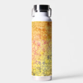 Peace Sign Symbol Rainbow Yellow Water Bottle (Front)
