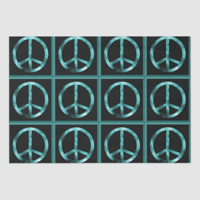 PEACE SIGN Tissue Paper (Front)