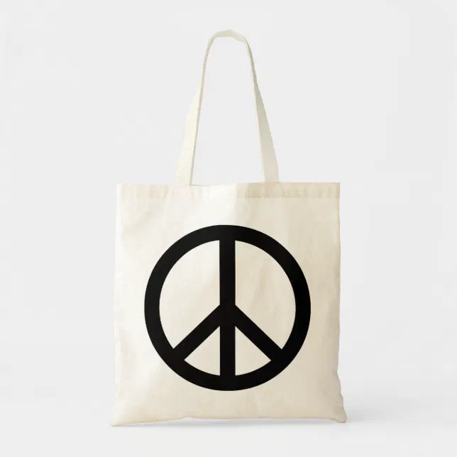 Peace Sign Tote Bag | Zazzle