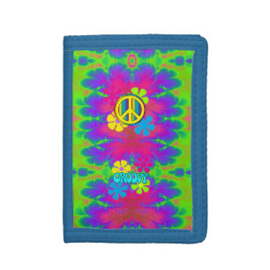 Peace Sign Tri-fold Wallet