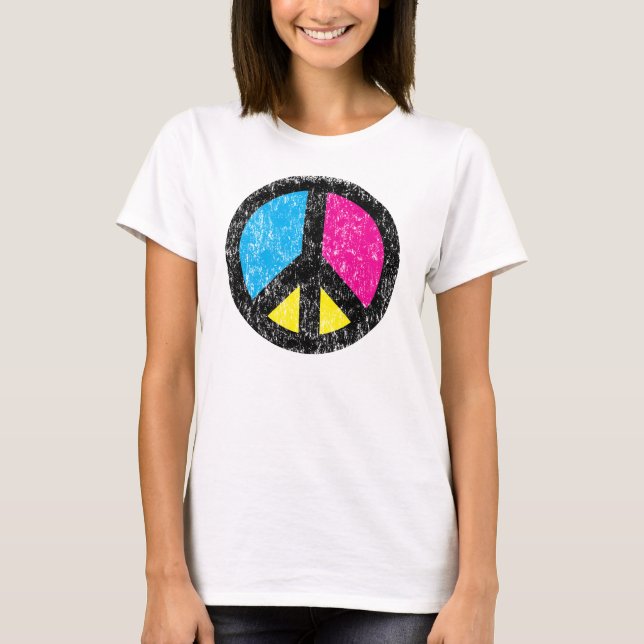 Peace Sign Vintage T-Shirt (Front)