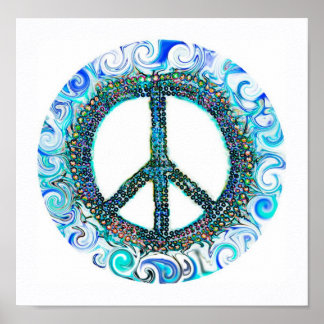 Cool Peace Sign Posters | Zazzle