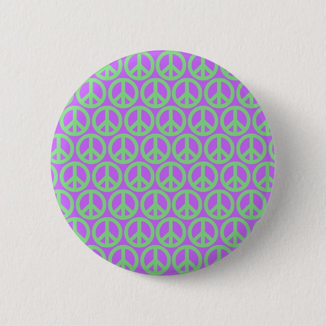 Peace Signs Button (Front)