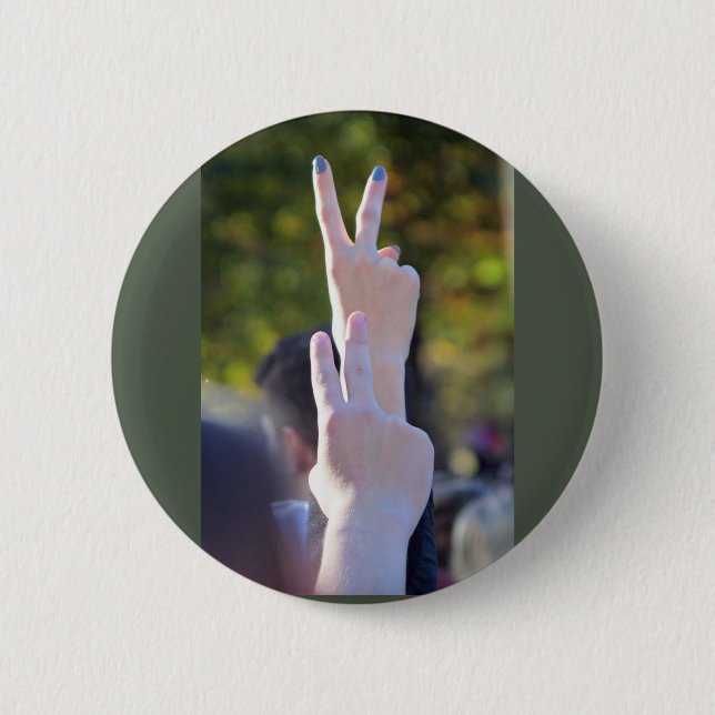 Peace signs button (Front)