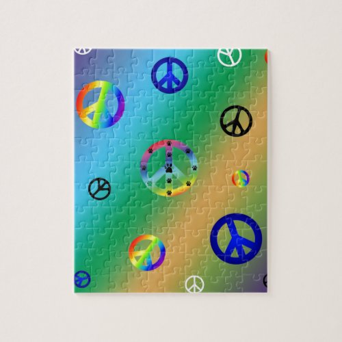 Peace Signs Jigsaw Puzzle