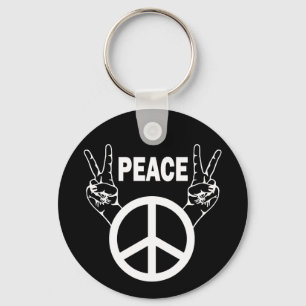 PEACE SIGNS KEYCHAIN