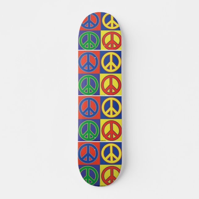 peace skateboard deck (Front)