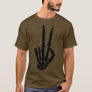Peace skeleton sign T-Shirt