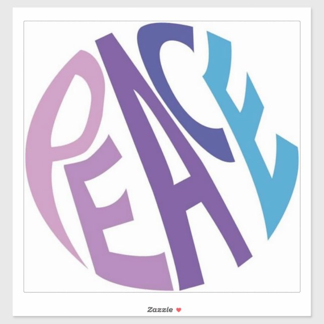 PEACE STICKER (Sheet)