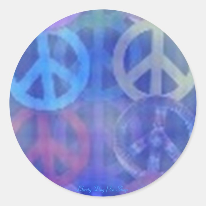 PEACE STICKERS   SET OF 6 OR 20   2 SIZES