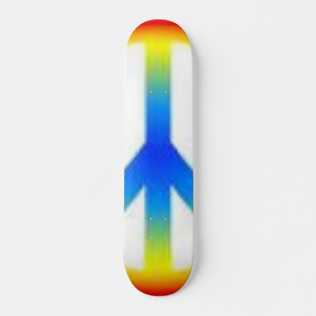 peace stretch skateboard deck (Front)