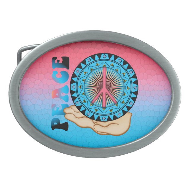 Peace ~ Sun Belt Buckle (Front)