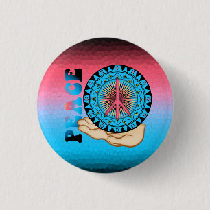 Peace ~ Sun Button