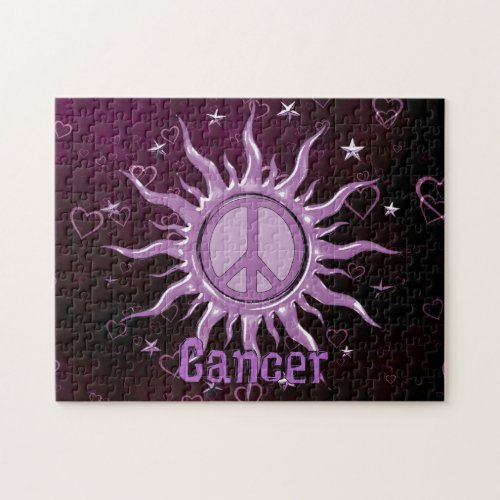 Peace Sun Cancer Jigsaw Puzzle