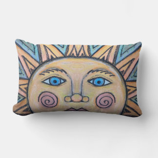 Peace Sun Card Lumbar Pillow