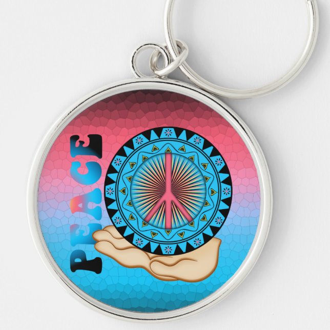 Peace ~ Sun Keychain (Front)