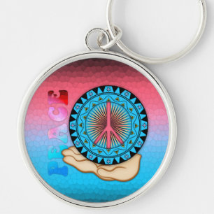 Peace ~ Sun Keychain