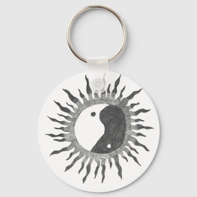 Peace Sun Keychain (Front)